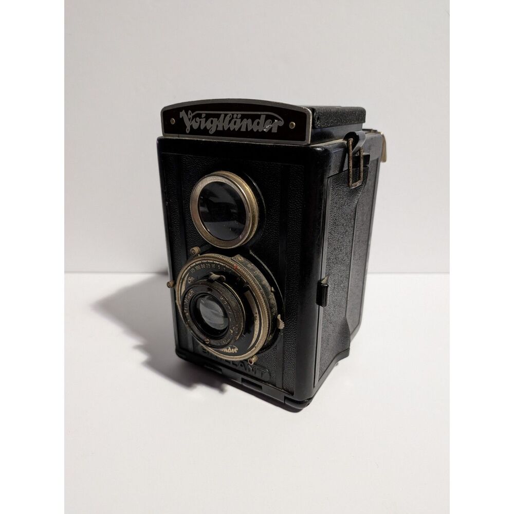 Vintage 1930s Voigtländer Brillant TLR Camera Untested